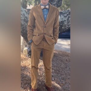 Izod corduroy suit - jacket and pants size 14